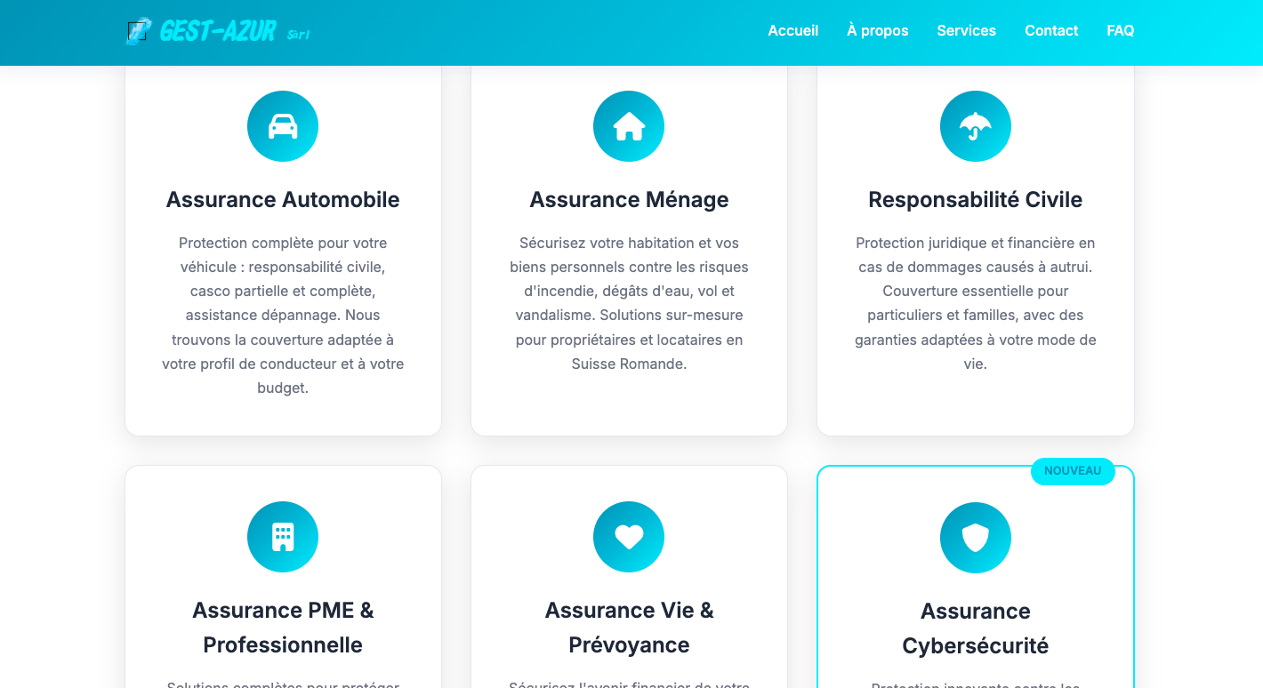 services d'assurance